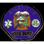 ANAHEIM, CA FIRE DEPARTMENT PIN MINI PATCH PIN